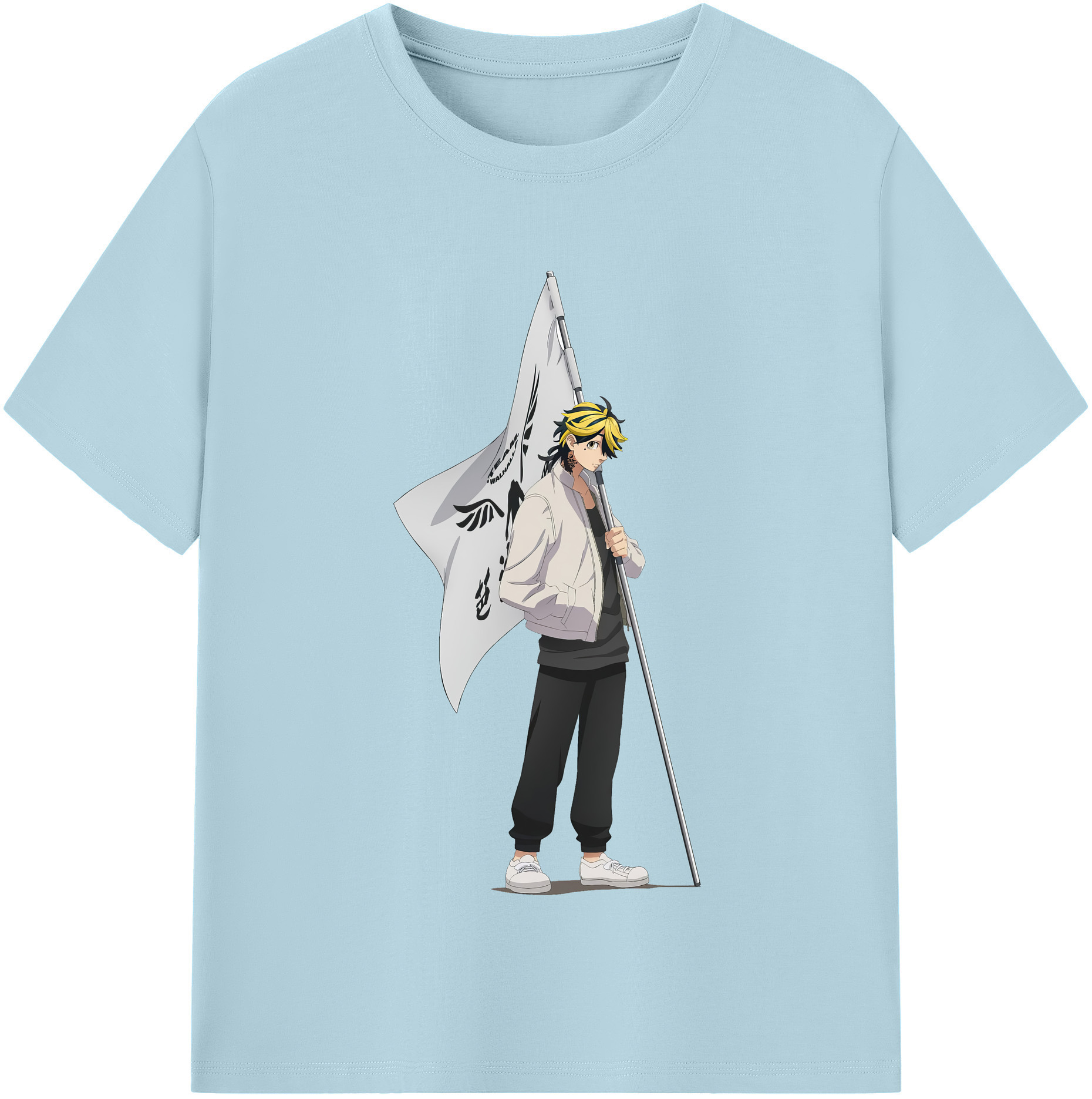 （画像用） 東京リベンジャーズ Tokyo Revengers 綿100％半袖Tシャツ（フロントプリント）